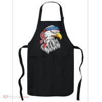 4th Of July Patriotic Eagle American Flag Apron thumb 0