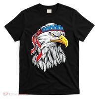 4th Of July Patriotic Eagle American Flag T-Shirt thumb 0