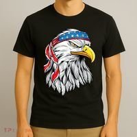 4th Of July Patriotic Eagle American Flag T-Shirt thumb 3