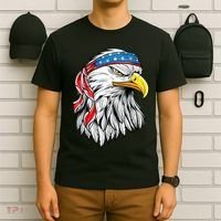 4th Of July Patriotic Eagle American Flag T-Shirt thumb 6
