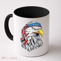 4th Of July Patriotic Eagle American Flag Coffee Mug thumb 0