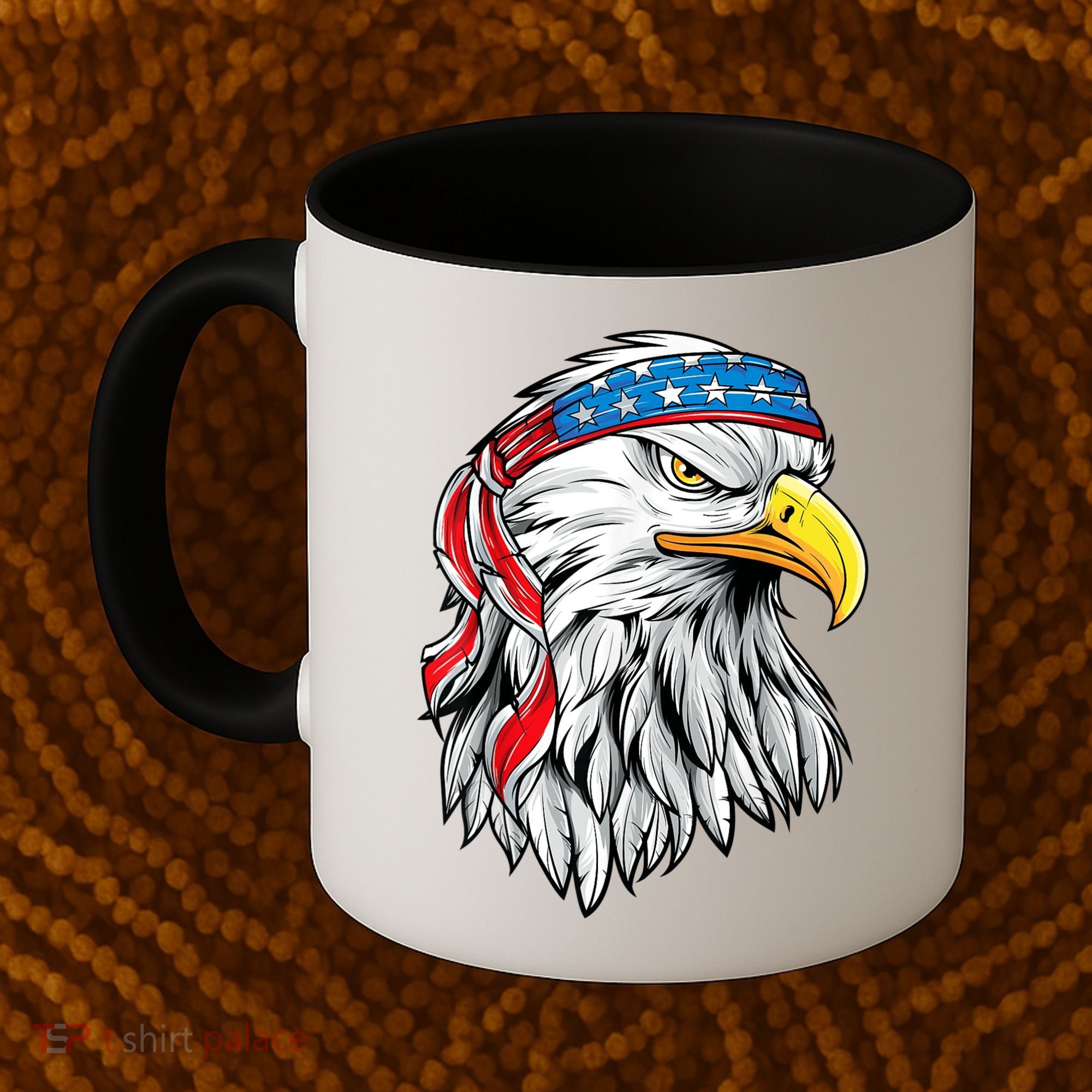 4th Of July Patriotic Eagle American Flag Coffee Mug