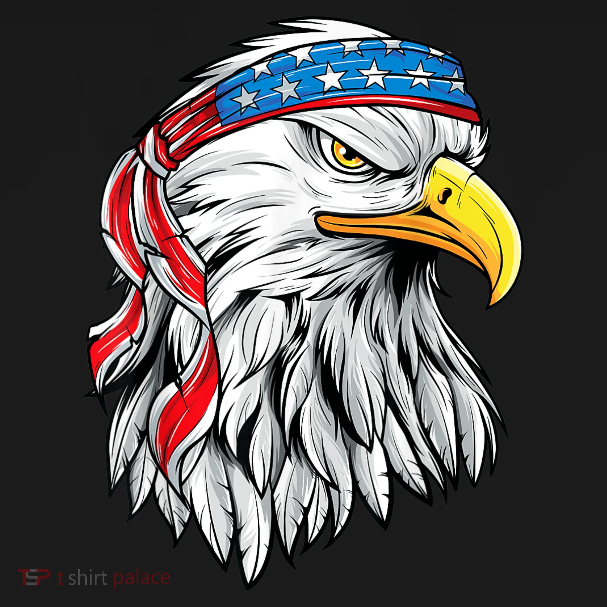 4th Of July Patriotic Eagle American Flag Women's Hoodie