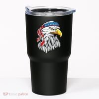 4th Of July Patriotic Eagle American Flag Tumbler thumb 0
