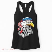 4th Of July Patriotic Eagle American Flag Women's Tank Top thumb 0