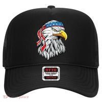 4th Of July Patriotic Eagle American Flag Hat thumb 0