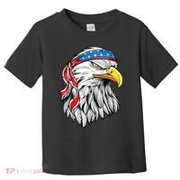 4th Of July Patriotic Eagle American Flag Toddler T-Shirt thumb 0