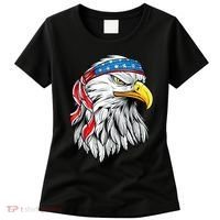 4th Of July Patriotic Eagle American Flag Women's T-Shirt thumb 0