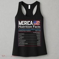 4th of July Proud American Merica Nutrition Facts Women's Tank Top thumb 3
