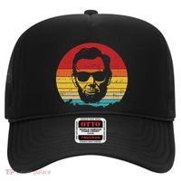4th of July  Abe Abraham Lincoln Retro Sunset Hat thumb 0