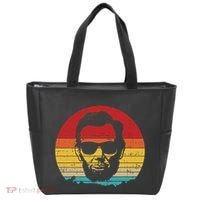 4th of July  Abe Abraham Lincoln Retro Sunset Tote Bag thumb 0