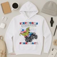 4th of July Fireworks Director T Rex Monster Truck Hoodie thumb 3