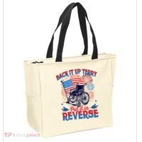 4th Of July Veteran Back Its Up Terry Put Its In Reverse Tote Bag thumb 2