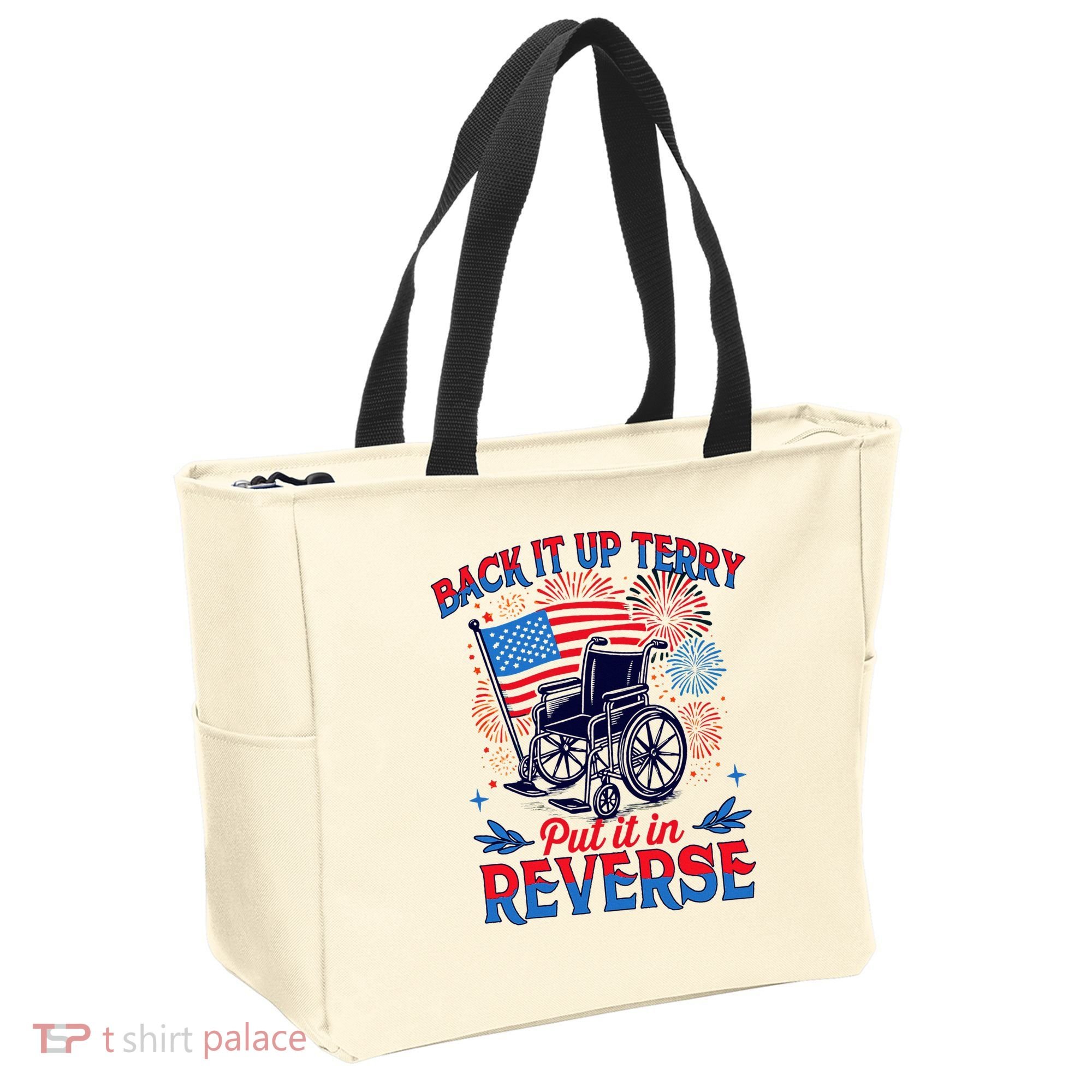 4th Of July Veteran Back Its Up Terry Put Its In Reverse Tote Bag