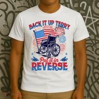 4th Of July Veteran Back Its Up Terry Put Its In Reverse T-Shirt thumb 3