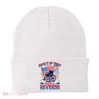 4th Of July Veteran Back Its Up Terry Put Its In Reverse Beanie thumb 0