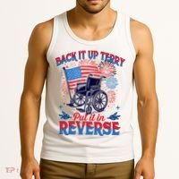 4th Of July Veteran Back Its Up Terry Put Its In Reverse Tank Top thumb 3