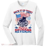 4th Of July Veteran Back Its Up Terry Put Its In Reverse Women's Long Sleeve Shirt thumb 0