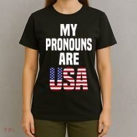 4th Of July Funny My Pronouns Are USA T-Shirt thumb 4