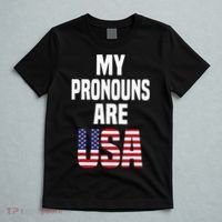 4th Of July Funny My Pronouns Are USA T-Shirt thumb 5