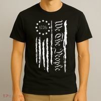 4th of July 1776 Patriotic  USA Flag T-Shirt thumb 3