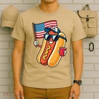 4th Of July Hotdog Funny Fourth Of July Patriotic T-Shirt thumb 6