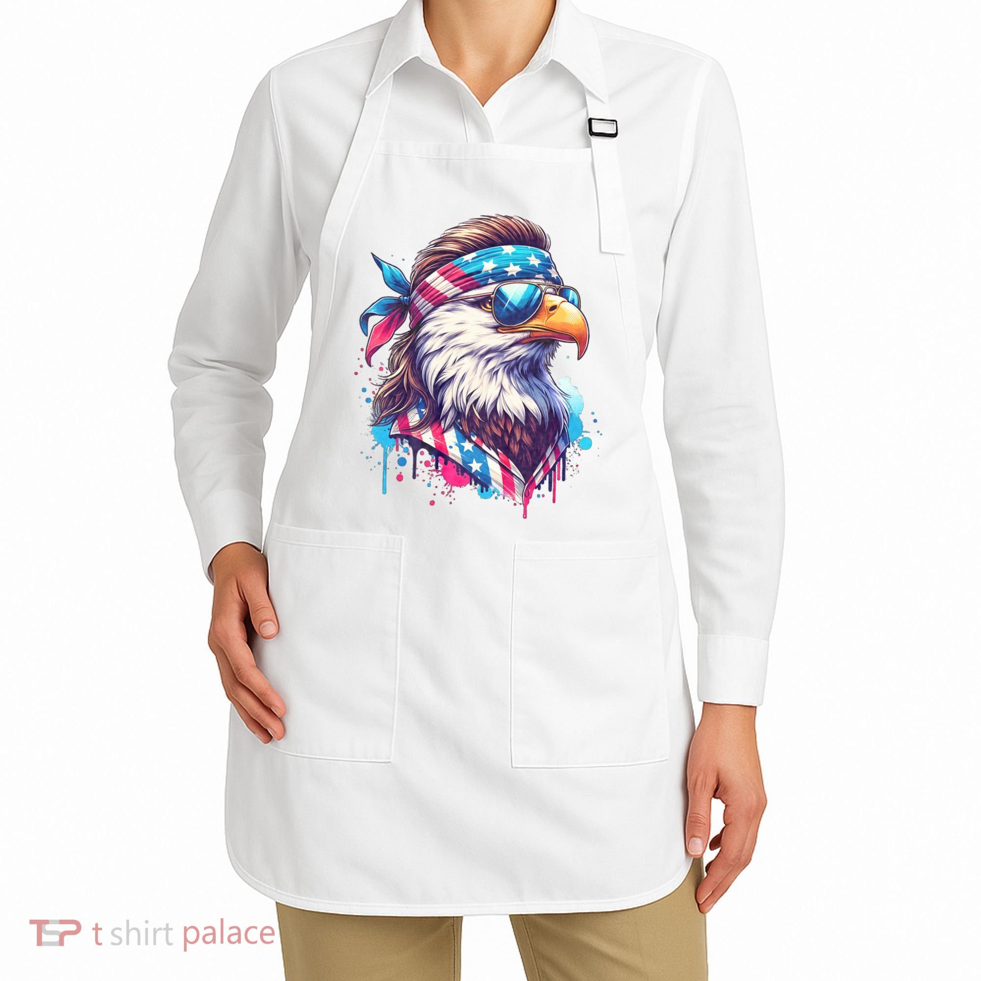 4th Of July Patriotic Funny Eagle July 4th Usa Murica Apron