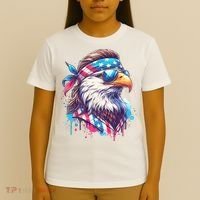 4th Of July Patriotic Funny Eagle July 4th Usa Murica T-Shirt thumb 4