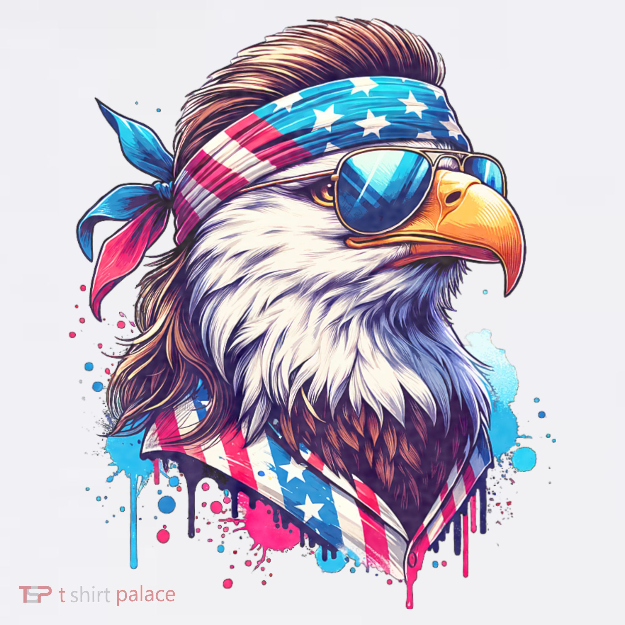 4th Of July Patriotic Funny Eagle July 4th Usa Murica T-Shirt