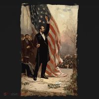 4th Of July Independence Day American Flag Abraham Lincoln Toddler Hoodie thumb 2