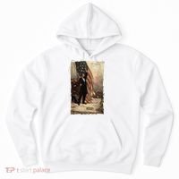 4th Of July Independence Day American Flag Abraham Lincoln Hoodie thumb 0