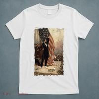 4th Of July Independence Day American Flag Abraham Lincoln T-Shirt thumb 5