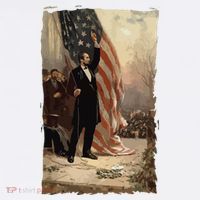 4th Of July Independence Day American Flag Abraham Lincoln T-Shirt thumb 7
