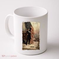 4th Of July Independence Day American Flag Abraham Lincoln Coffee Mug thumb 0