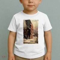4th Of July Independence Day American Flag Abraham Lincoln Toddler T-Shirt thumb 2