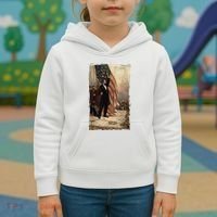 4th Of July Independence Day American Flag Abraham Lincoln Kids Hoodie thumb 3