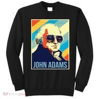 4th Of July John Adams President Retro Patriotic Sweatshirt thumb 0