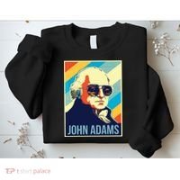 4th Of July John Adams President Retro Patriotic Sweatshirt thumb 2