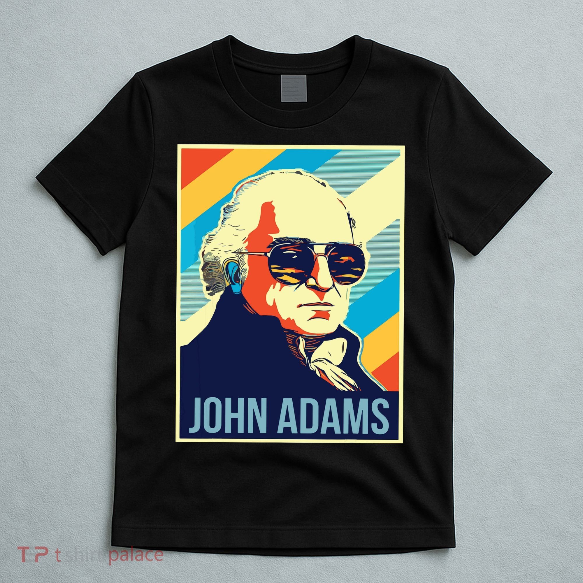 4th Of July John Adams President Retro Patriotic T-Shirt