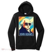 4th Of July John Adams President Retro Patriotic Women's Hoodie thumb 0