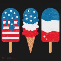 4th Of July Popsicle Red White Blue American Flag Patriotic Sweatshirt thumb 3