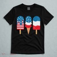 4th Of July Popsicle Red White Blue American Flag Patriotic T-Shirt thumb 5