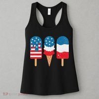 4th Of July Popsicle Red White Blue American Flag Patriotic Women's Tank Top thumb 3