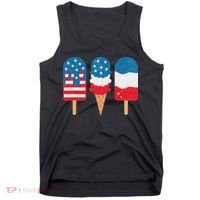 4th Of July Popsicle Red White Blue American Flag Patriotic Tank Top thumb 0