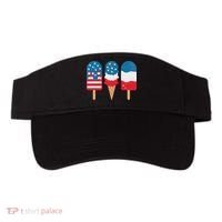 4th Of July Popsicle Red White Blue American Flag Patriotic Visor thumb 0