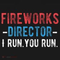 4th Of July Fireworks Director I Run You Run Backpack thumb 2