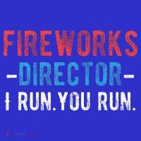 4th Of July Fireworks Director I Run You Run Kids Hoodie thumb 5