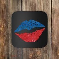 4th Of July Lips Holiday Coaster thumb 0