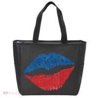 4th Of July Lips Holiday Tote Bag thumb 0