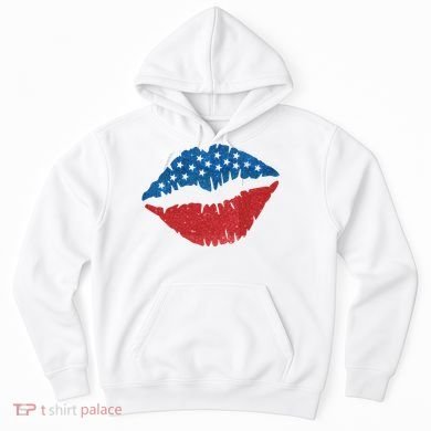 4th Of July Lips Holiday Hoodie